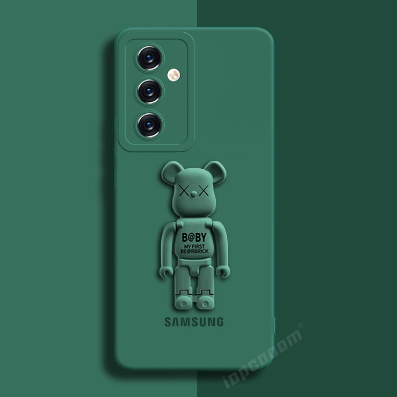 Ốp Điện Thoại Silicon Mềm Có Giá Đỡ Hình Gấu Dễ Thương Cho Samsung Galaxy A54 A34 A24 A14 A73 A53 A23 5G A13 4G