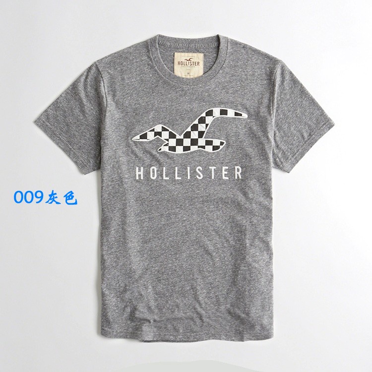 Áo Thun Cotton Tay Ngắn In Hình Hollister Thời Trang Mùa Hè Cho Nam
