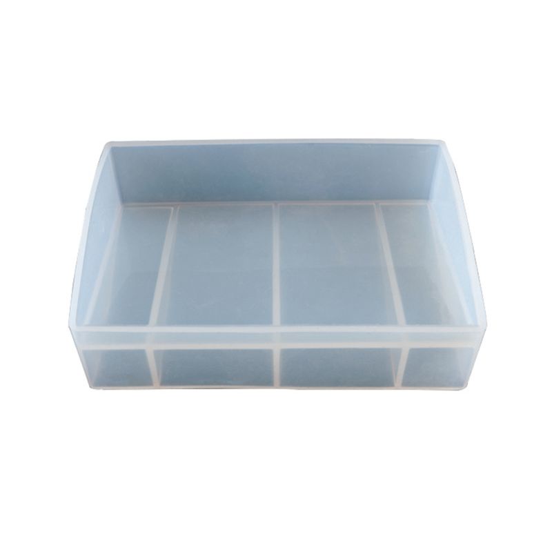 Khuôn Silicone Hình Chữ Nhật Làm Mặt Trang Sức Epoxy UV DIY
