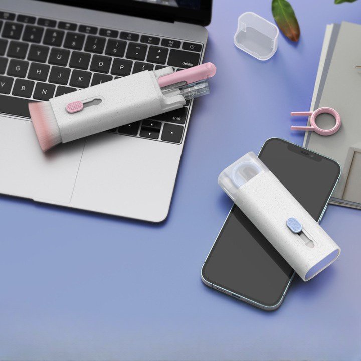 Dụng cụ vệ sinh bàn phím máy tính ,tai nghe bluetooth 7 in 1 đa năng