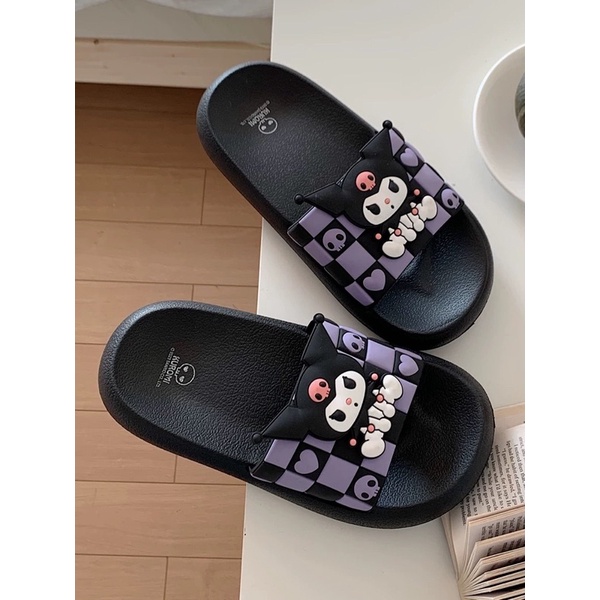 Dép Kuromi Đế Mềm Có Túi Zip Chuẩn Xixitiao - Hatuno order