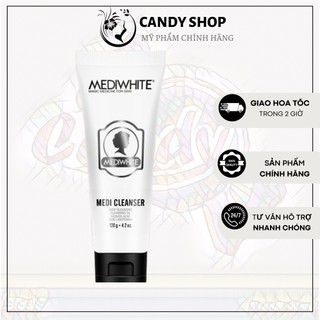 Sữa rửa mặt medi white - medi cleanser - sữa rửa mặt ngừa mụn mờ thâm chính hãng