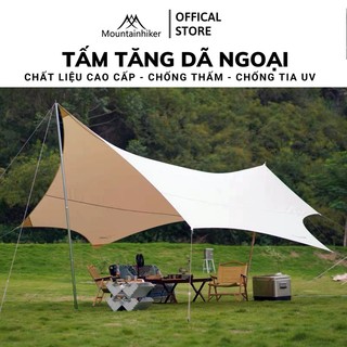 Tấm Tăng Dã Ngoại Cắm Trại MOUNTAINHIKER  Hình Lục Giác - Kích Thước 560 x 550cm - Gấp Gọn Chống Thấm Chống Mưa - VT165