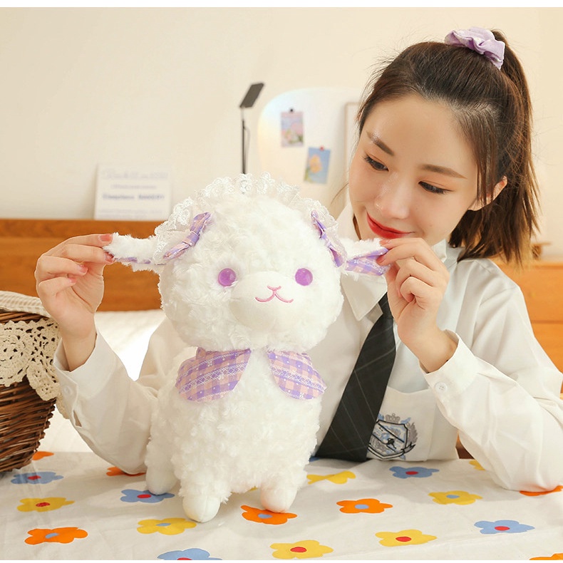 Thú Nhồi Bông Hình Chú Cừu Hoạt Hình Dễ Thương