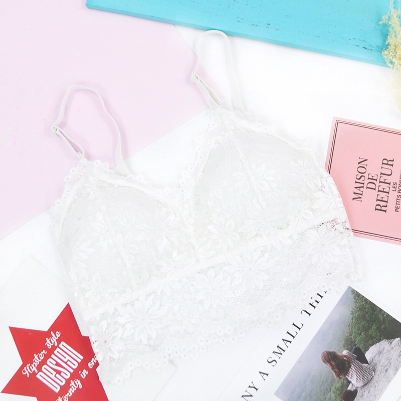 Áo lót ren một màu thời trang dành cho nữ