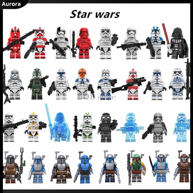 Đồ Chơi Lego Nhân Vật Darth Vader Maul Sith Malgus Han Ewok Trong Star War