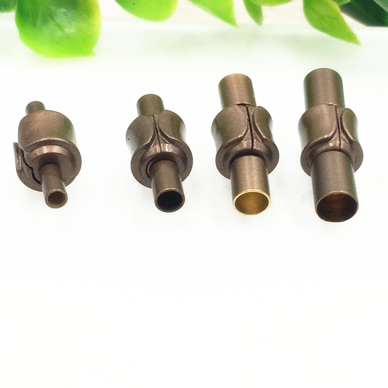 Khóa Nam Châm Bằng Thép Titan 2mm 3mm Nhiều Màu Sắc Dùng Làm Vòng Đeo Tay / Dây Thừng Khóa Từ Tính DIY Bông Tai Mạ Vàng Truyền Thống Không Gây Dị Ứng Nhiều Màu Sắc