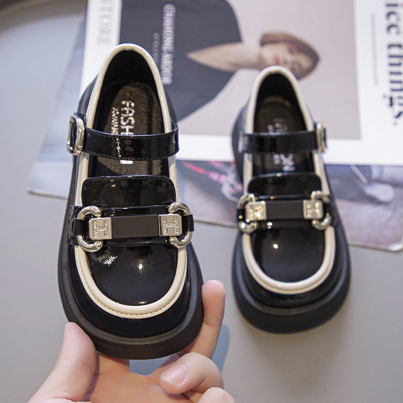 Giày Công Chúa Mary Jane Phong Cách Hàn Quốc Mới Nhất Năm 2023 Cho Bé Gái 4-15 Tuổi