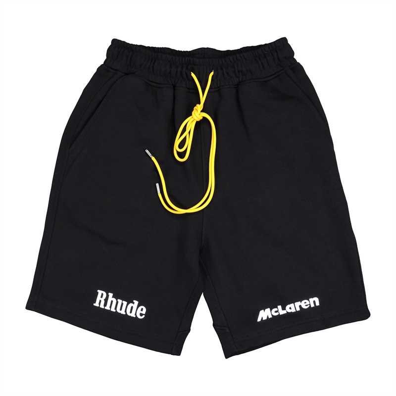 Quần Short Thể Thao RHUDE x Mclaren co-branded HJFREBCRI Dáng Rộng Họa Tiết Thêu Cao Cấp Thời Trang Dành Cho Mùa Hè