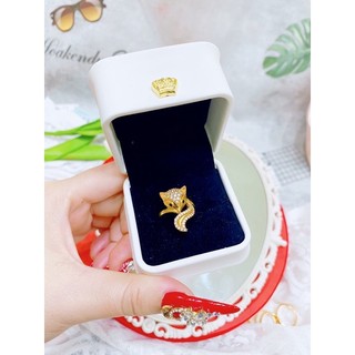 NHẪN HỒ LY MẶT ĐÍNH ĐÁ CAO CẤP ĐỦ SIZE