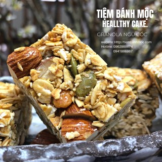 Granola ngũ cốc dạng thanh ăn kiêng giảm cân ăn chay