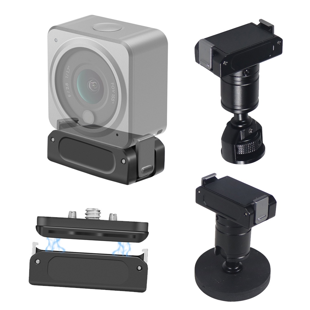 Đế Nam Châm XT-XINTE Kèm Ốc Vít 1 / 4 Chuyên Dụng Cho Máy Ảnh Thể Thao DJI ACTION 2