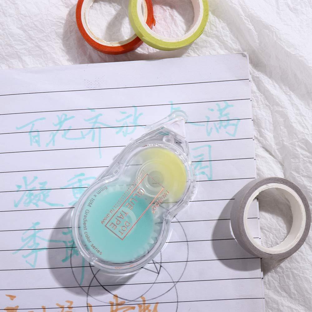 Cuộn Băng Keo Hai Mặt 5mmx10m Màu Gradient Dùng Trang Trí Sổ Tay / Nhật Ký DIY