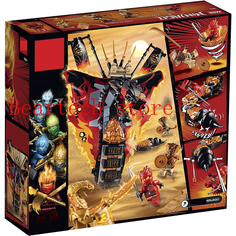 Mô Hình Lắp Ráp Nhân Vật NINJAGO Aspheera Pyro Slayer 70674