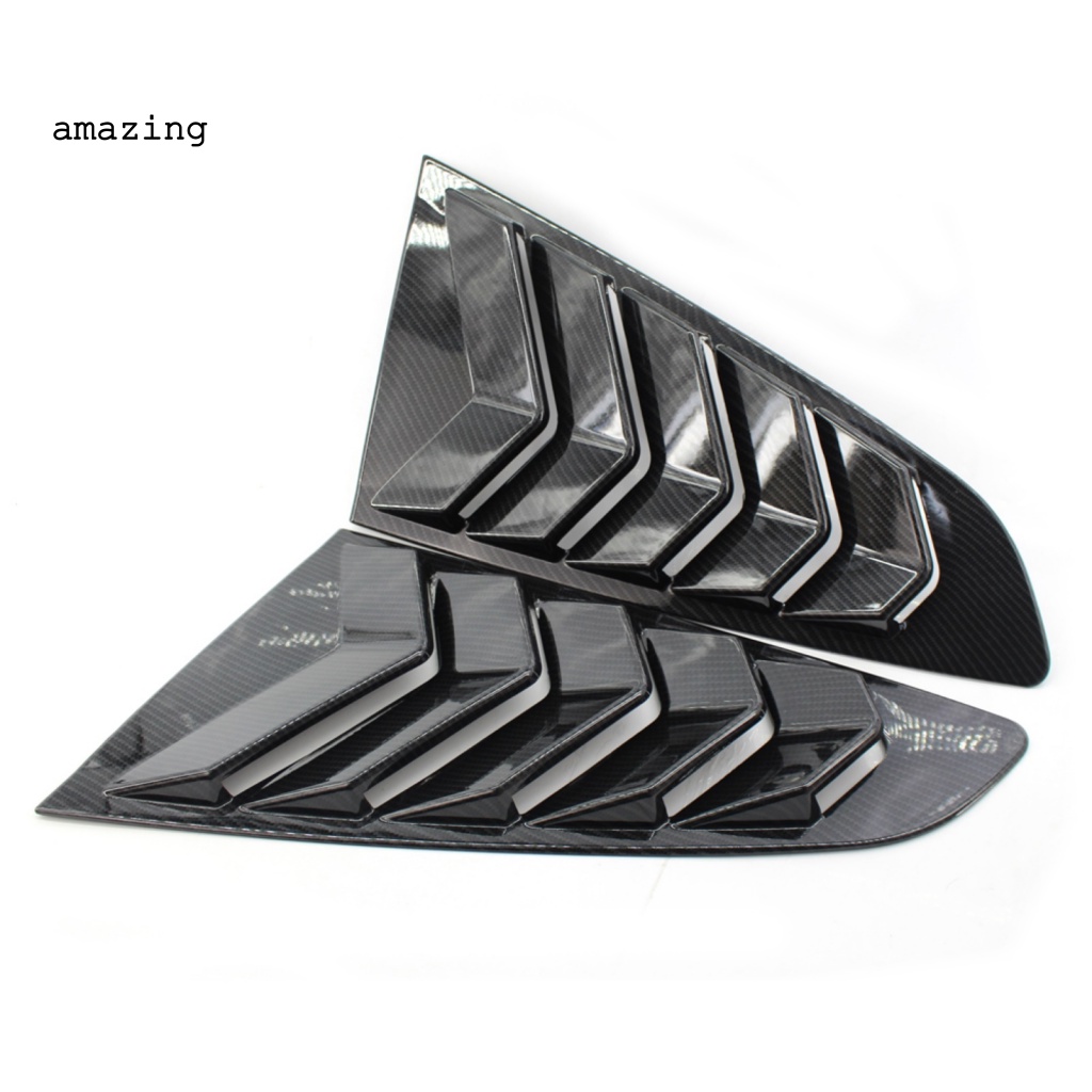 Bộ 2 Khung Cửa Sổ Bên Hông Họa Tiết Sợi Carbon Cho Ford Mustang 15-17
