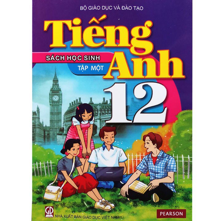 Tiếng anh 12, anh 12 bộ 4q bán kèm bút chì