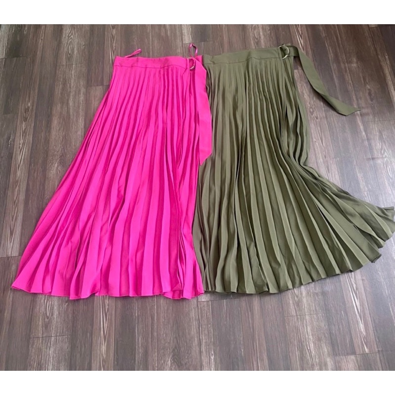 Chân váy warehouse dập ly bigsize xuất xịn