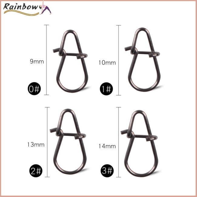 Bộ 100 Ghim Inox 304 Độ Bền Cao Chuyên Dụng Cho Câu Cá