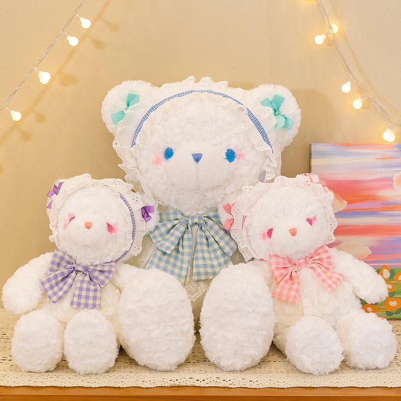 CATIMINI Thú Nhồi Bông Hình Chú Gấu Lolita Thắt Nơ Ruy Băng Dễ Thương
