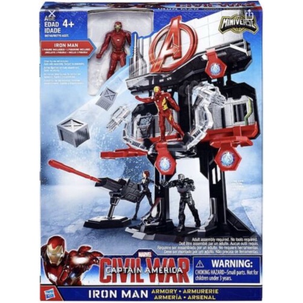 Đồ chơi mô hình vũ khí chiến đấu Iron Man, Civil War, hãng Hasbro.