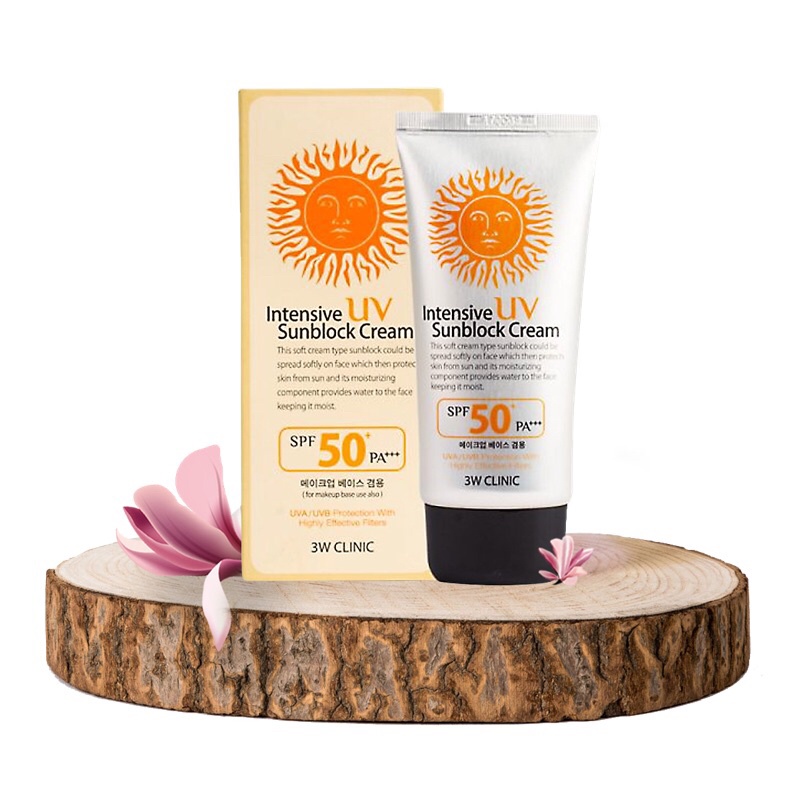 KEM CHỐNG NẮNG 3W CLINIC INTENSE UV SUNBLOCK CREAM 70GR