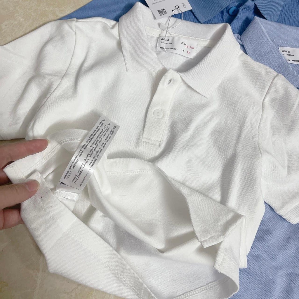 Áo phông Polo Zara cho bé trai từ 9-25kg