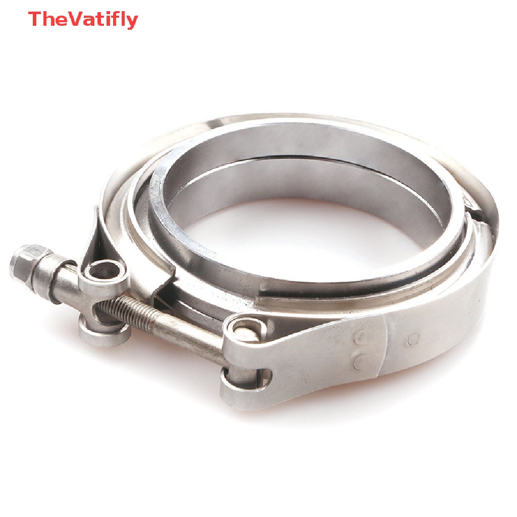 Bộ Vòng Kẹp Ống Xả Khí Thải Chữ V Bằng Inox 304 Thay Thế Cho Turbo