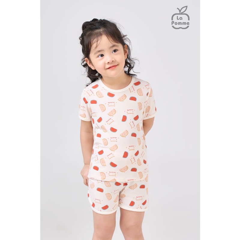 Bộ đồ cộc tay La Pomme Sweet Pattern