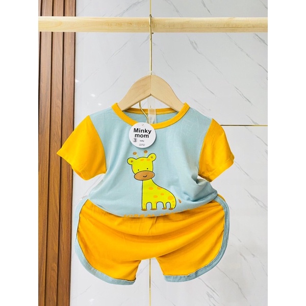 Bộ thun lạnh minky mom cho bé 5-18kg