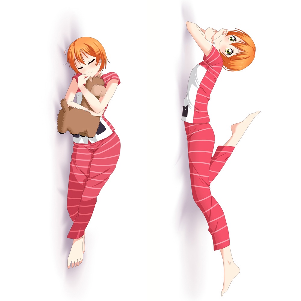 Trái Tim Tình Yêu!Mặt Trời!!!!Vỏ Gối In Hình Nhân Vật Rin Hoshizora Bằng Vải Dakim Sakura Phong Cách Mới