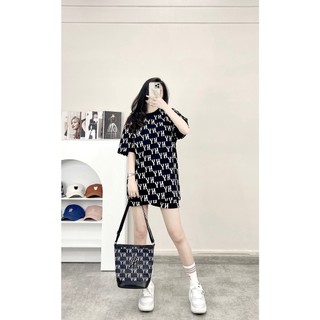 Túi Xách MLB NY Monogram Bucket Bag B4892 | Full Tag Code