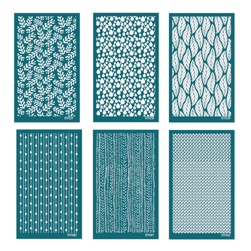 Blala Bông Tai Đất Sét Lụa Hình Giọt Nước In Họa Tiết Lá Có Thể Tái Sử Dụng