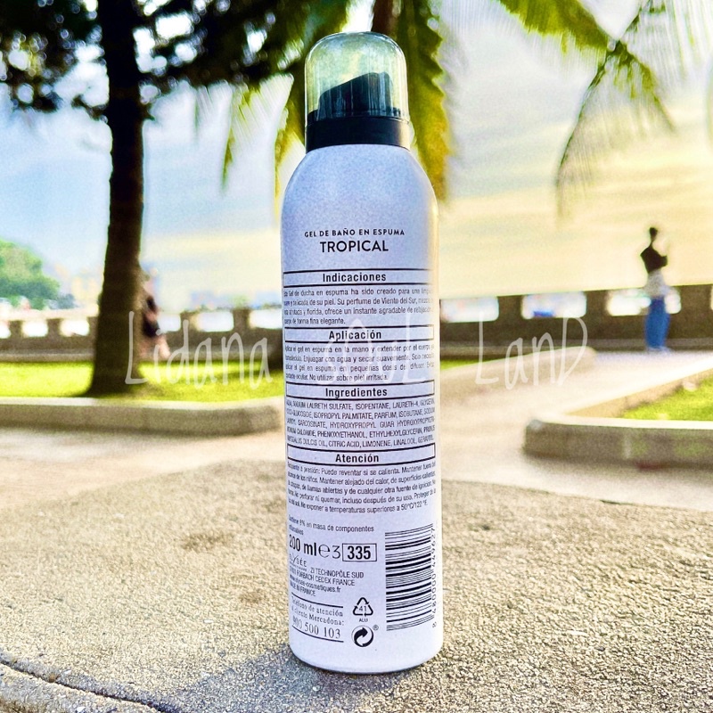 Sữa tắm/ Gội khô dạng gel tạo bọt Espuma Tropical Hoa Quả thơm dai