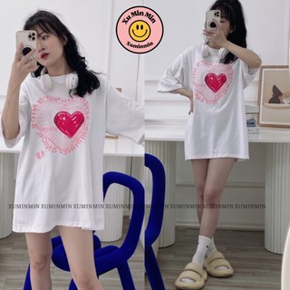Áo thun tay lỡ form rộng by xu min min áo phông unisex oversize thun timmm