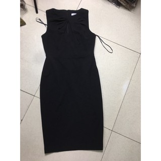 Đầm nơ cut out ngực CK size 4( eo 72-74)