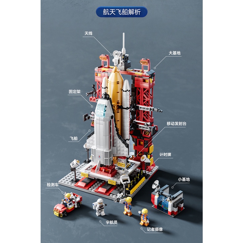 Lego cho bé trai - Lego tàu vũ trụ không gian 520 chi tiết giúp bé rèn luyện và phát triển tư duy trí tuệ