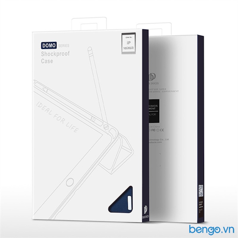 Bao da iPad 10.9&quot; 2022 (iPad Gen 10) DUX DUCIS DOMO with Pencil Holder