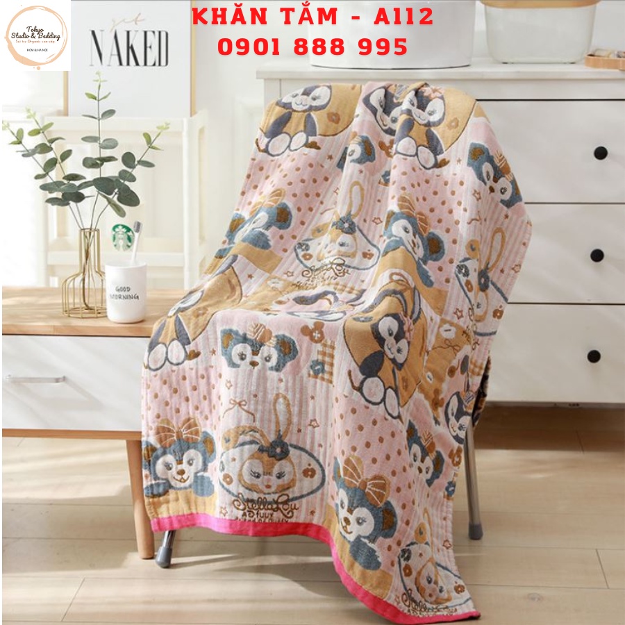 O11_Khăn tắm xô 100% Organic Cotton cao cấp (Size:140*70cm)