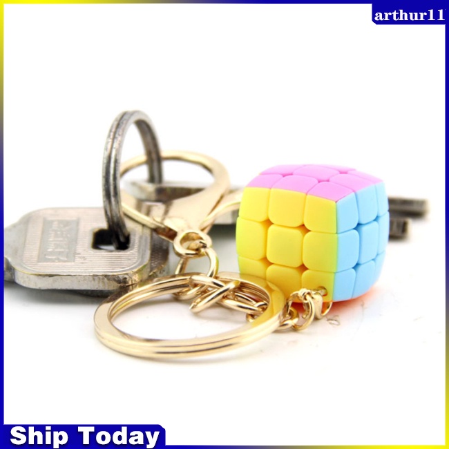 Đồ Chơi Khối Rubik 3x3 2.0cm Mini Dạng Móc Khóa