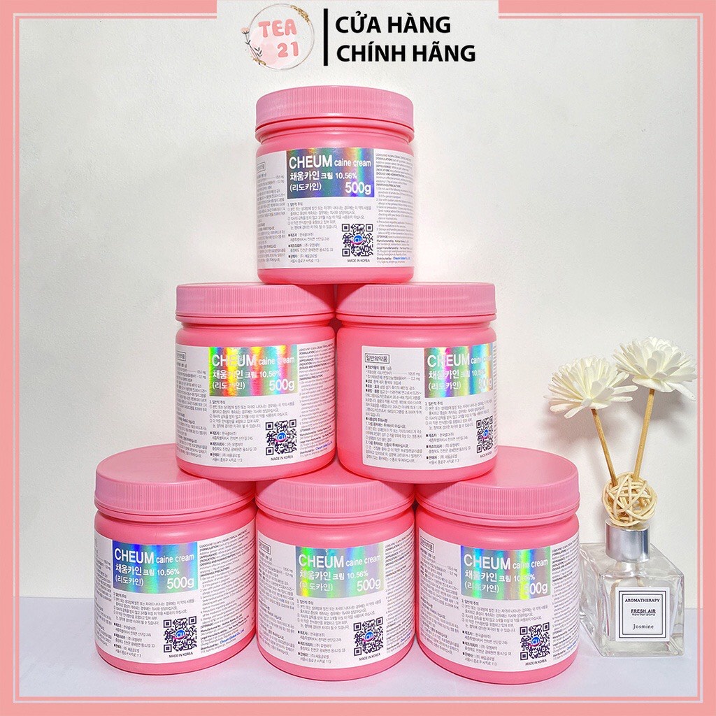 Kem Cheum Caine Cream Hàn Quốc hồng 500gr