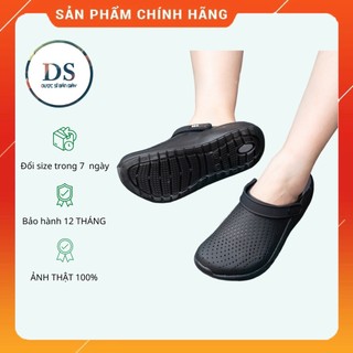 Dép Cross Literide Nam Nữ màu full Đen, Hàng loại 1 full tag, full box hãng