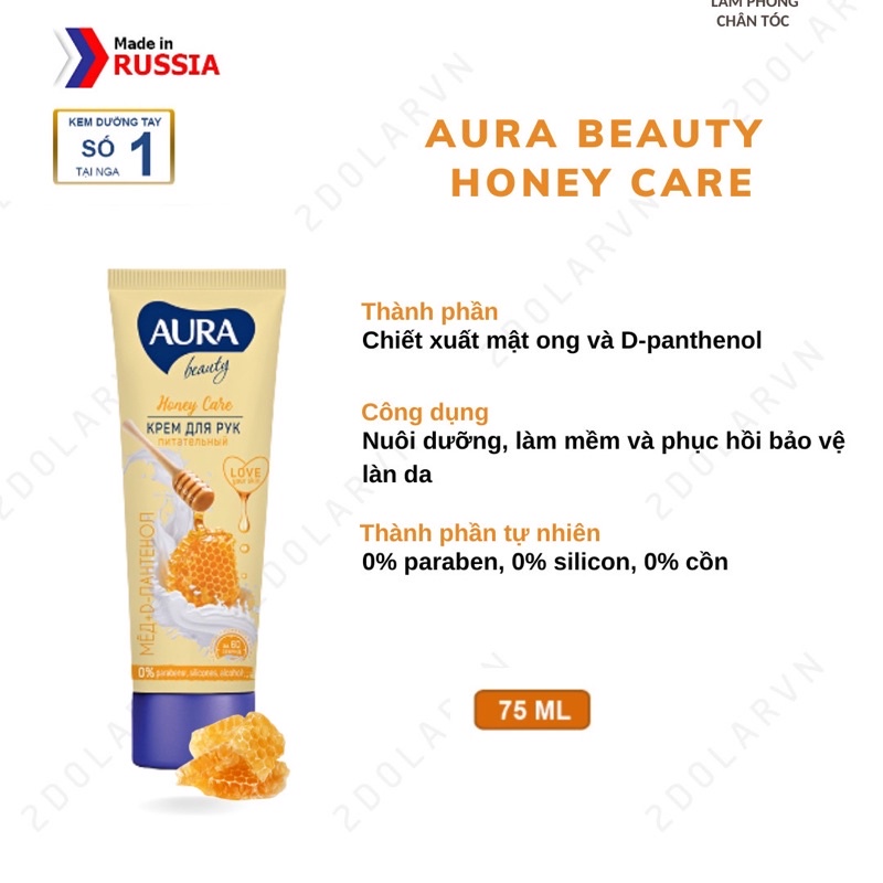 Kem Dưỡng Da Tay Lụa Aura Dưỡng Ẩm Làm Mềm Giảm Tình Trạng Nứt Nẻ