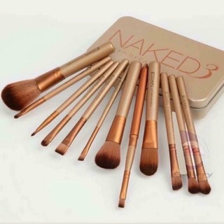 Vip3452 bộ cọ trang điểm 12 món naked3