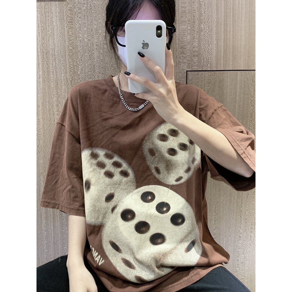 NRVP Áo Thun 100% Cotton Tay NgắN Plus Size 5XL