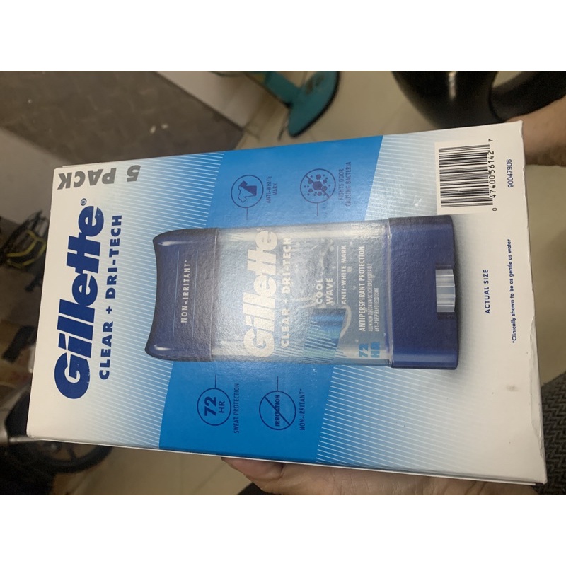 Gel Khử Mùi Gillette Giảm Tiết Mồ Hôi Hương clear + dri- tech Cool Wave 107