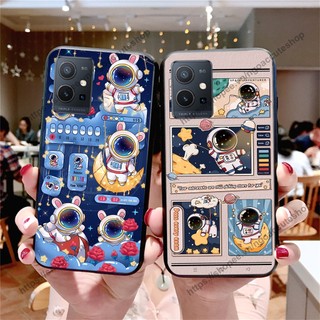 Ốp lưng Vivo Y55 4G - Y55 2022 phi hành gia vũ trụ cute,bền giá rẻ