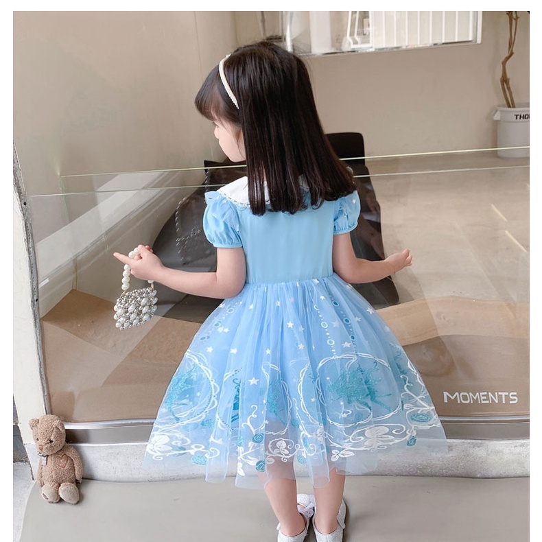 Đầm Hóa Trang Công Chúa Elsa Xinh Đẹp Cho Bé Gái Từ 2-9 Tuổi