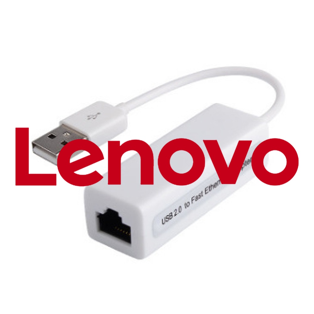 Dây cáp chuyển đổi LENOVO thẻ mạng LAN USB 2.0 sang RJ45 10/ 100Mbps thích hợp cho máy tính xách tay máy tính để bàn