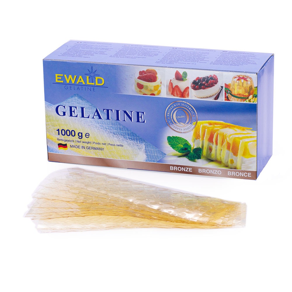 gelatin - GELATINE LÁ Lá đông Gelatine Đức hiệu Ewald - 1 lá