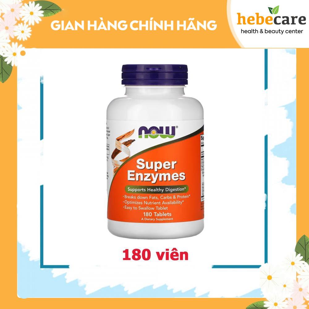Super Enzymes Now Foods – Hỗ Trợ Tiêu Hóa, Hấp Thu Dinh Dưỡng Tốt Hơn - 180 viên